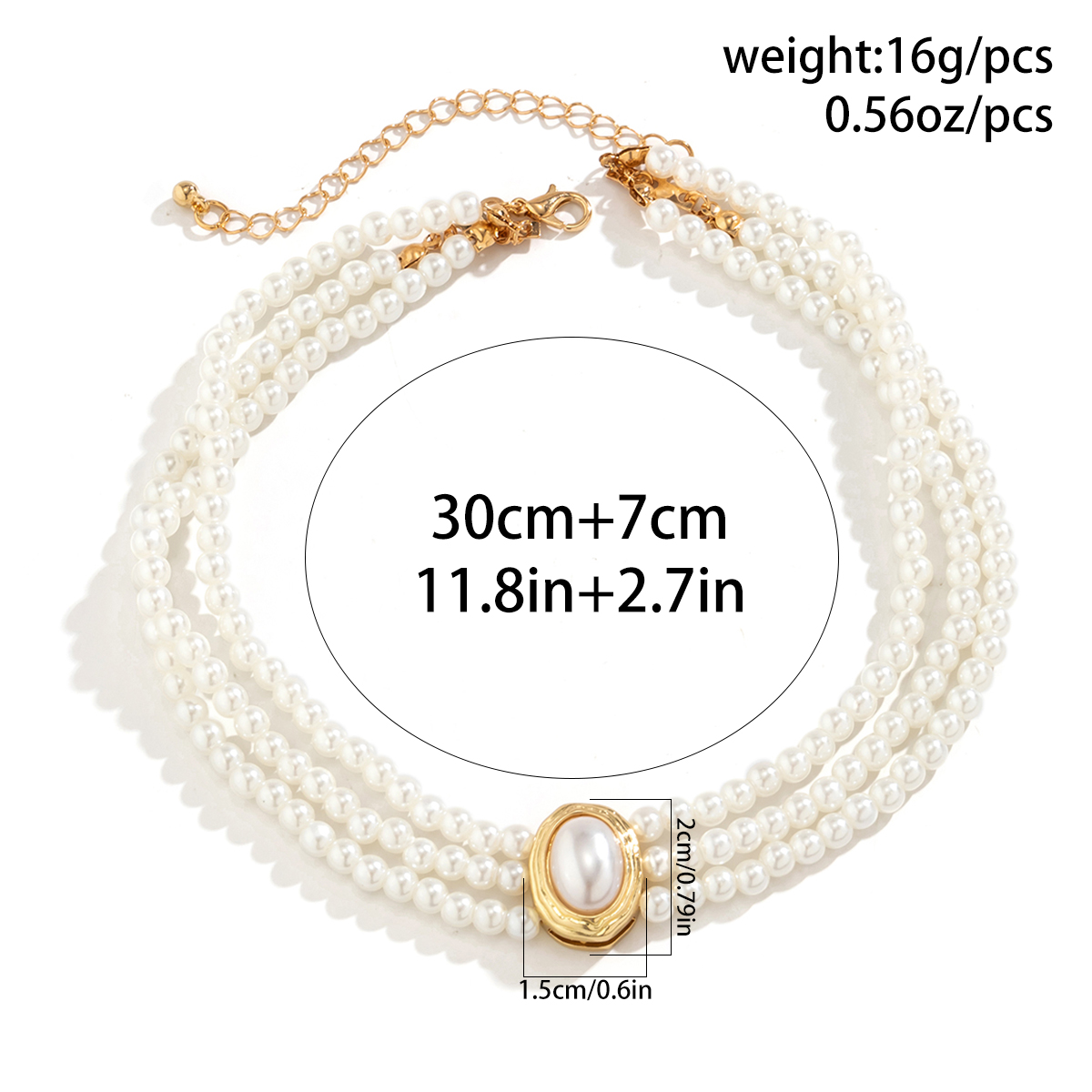 여성을위한 다층 빈티지 모조 진주 짧은 초커 목걸이 유 - Pearl Choker Necklace Vintage 리뷰 및 가격