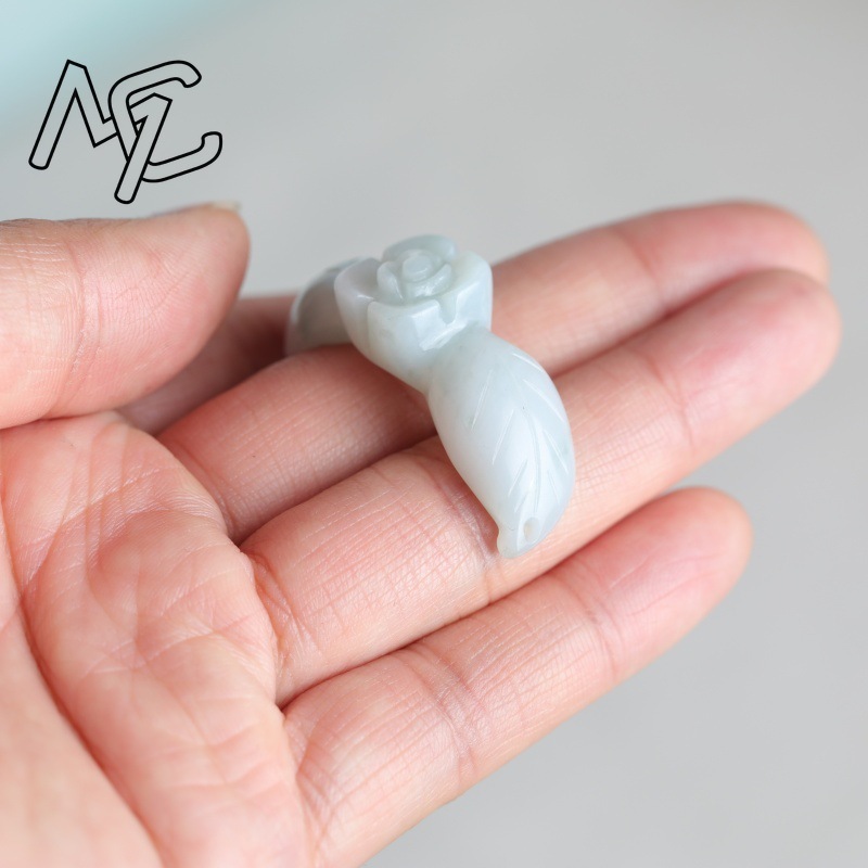 2PC 천연 화이트 경옥 옥 로즈 팔찌 펜던트 비드 D - Earrings 리뷰 및 가격