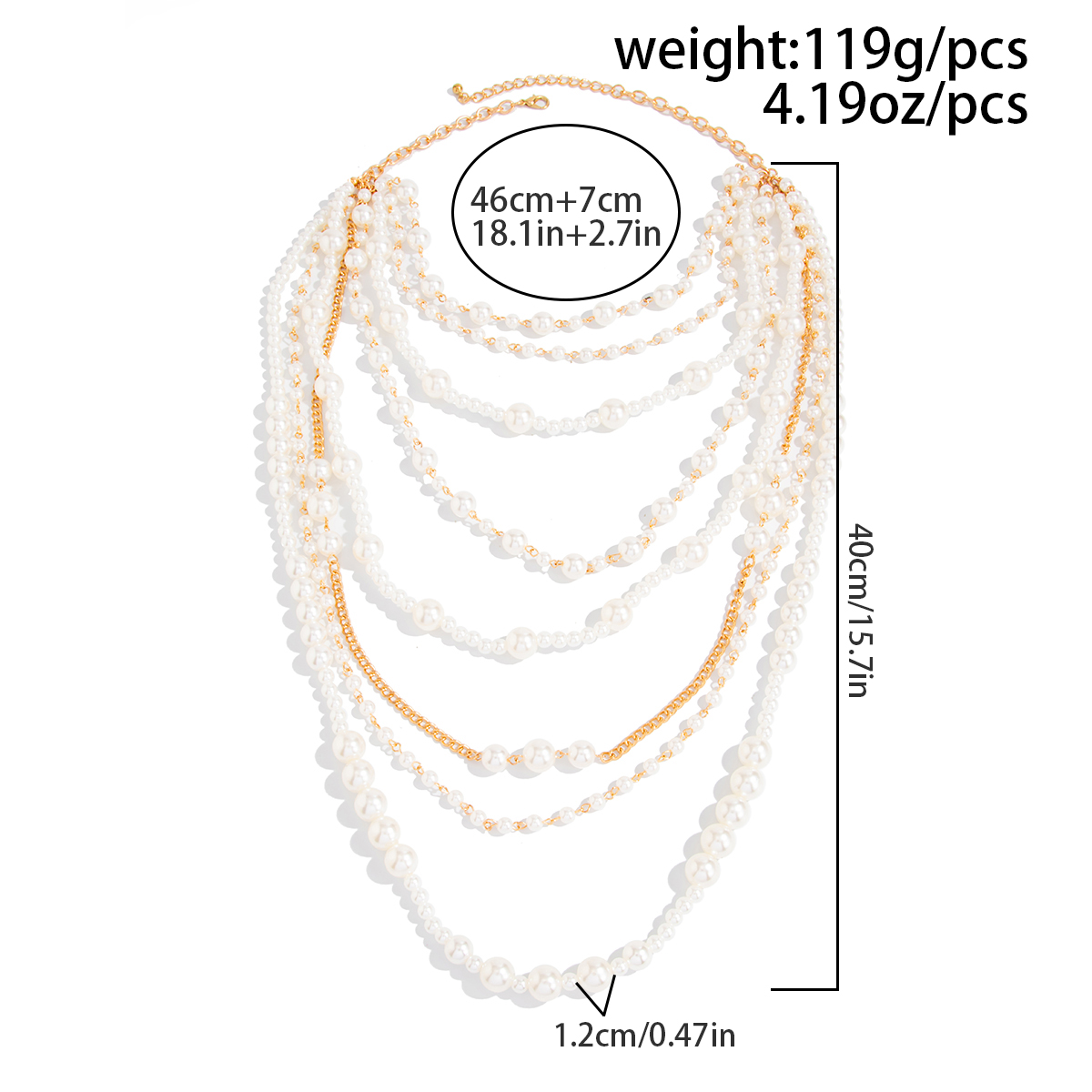 잉마크 우아한 보헤미안 스타일 모조 진주 초커 목걸이  - Pearl Choker Necklace Vintage 리뷰 및 가격